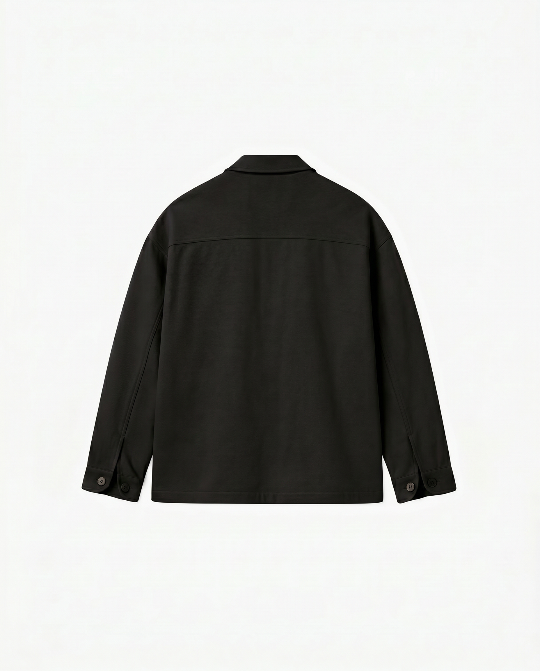 BLACK TIMELESS OVERSHIRT