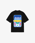 BLACK T-SHIRT FISHING CLUB