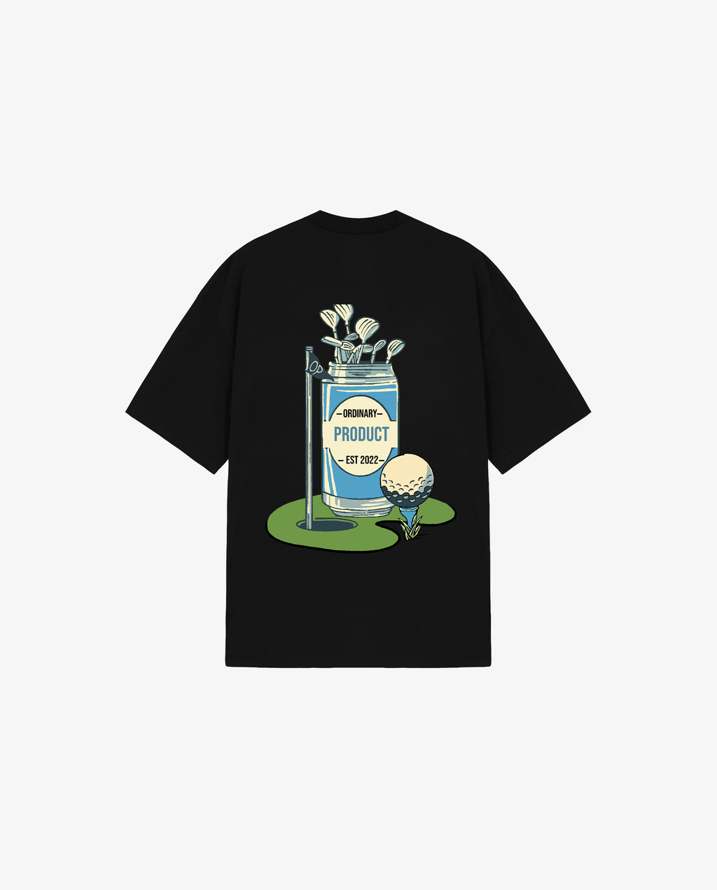 BLACK T-SHIRT GOLF CLUB
