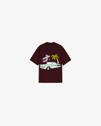BURGUNDY KIDS T-SHIRT RETRO