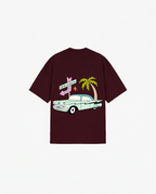 BURGUNDY T-SHIRT RETRO