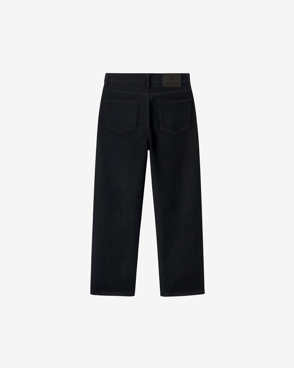 BLACK STRAIGHT FIT JEANS