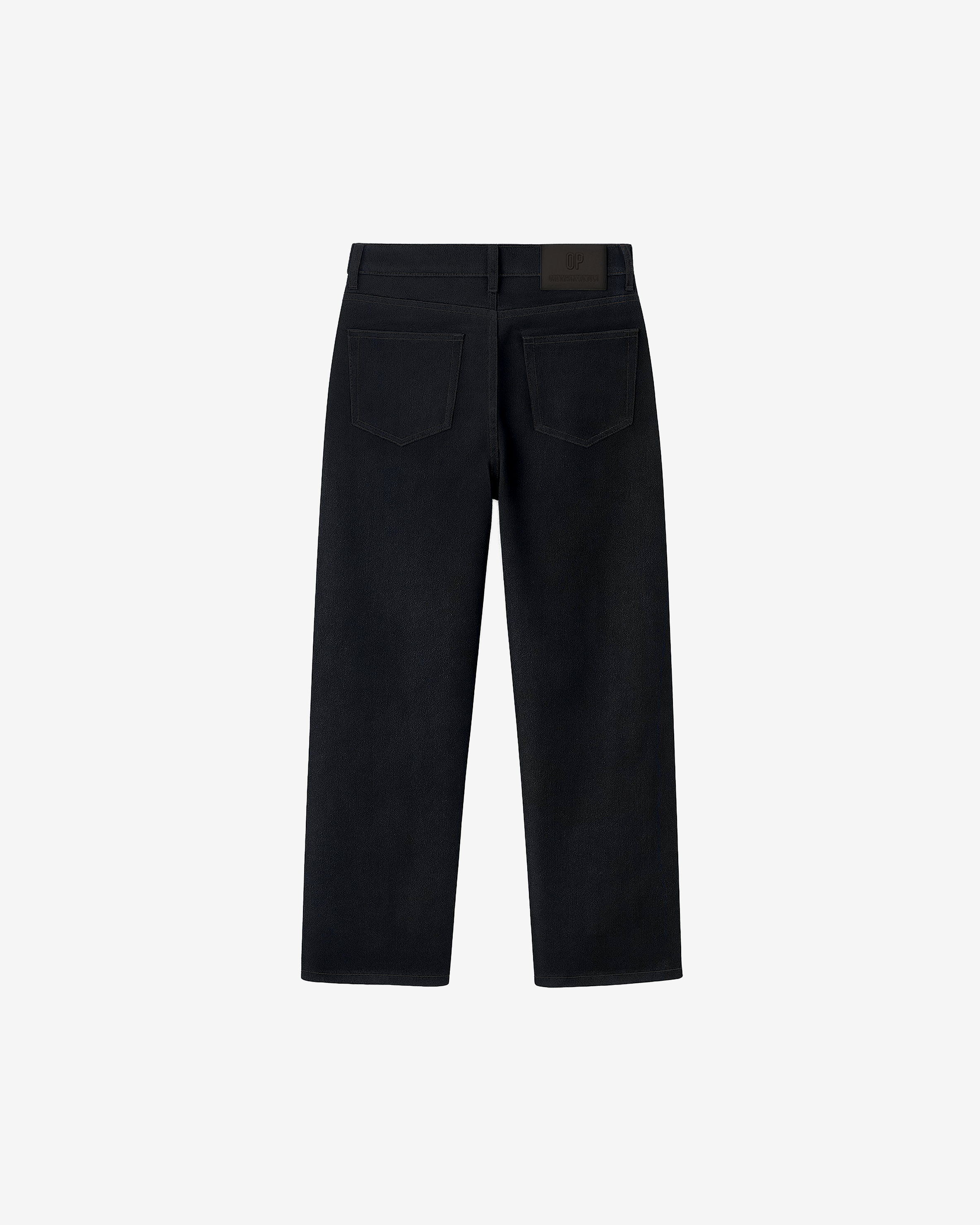 BLACK STRAIGHT FIT JEANS