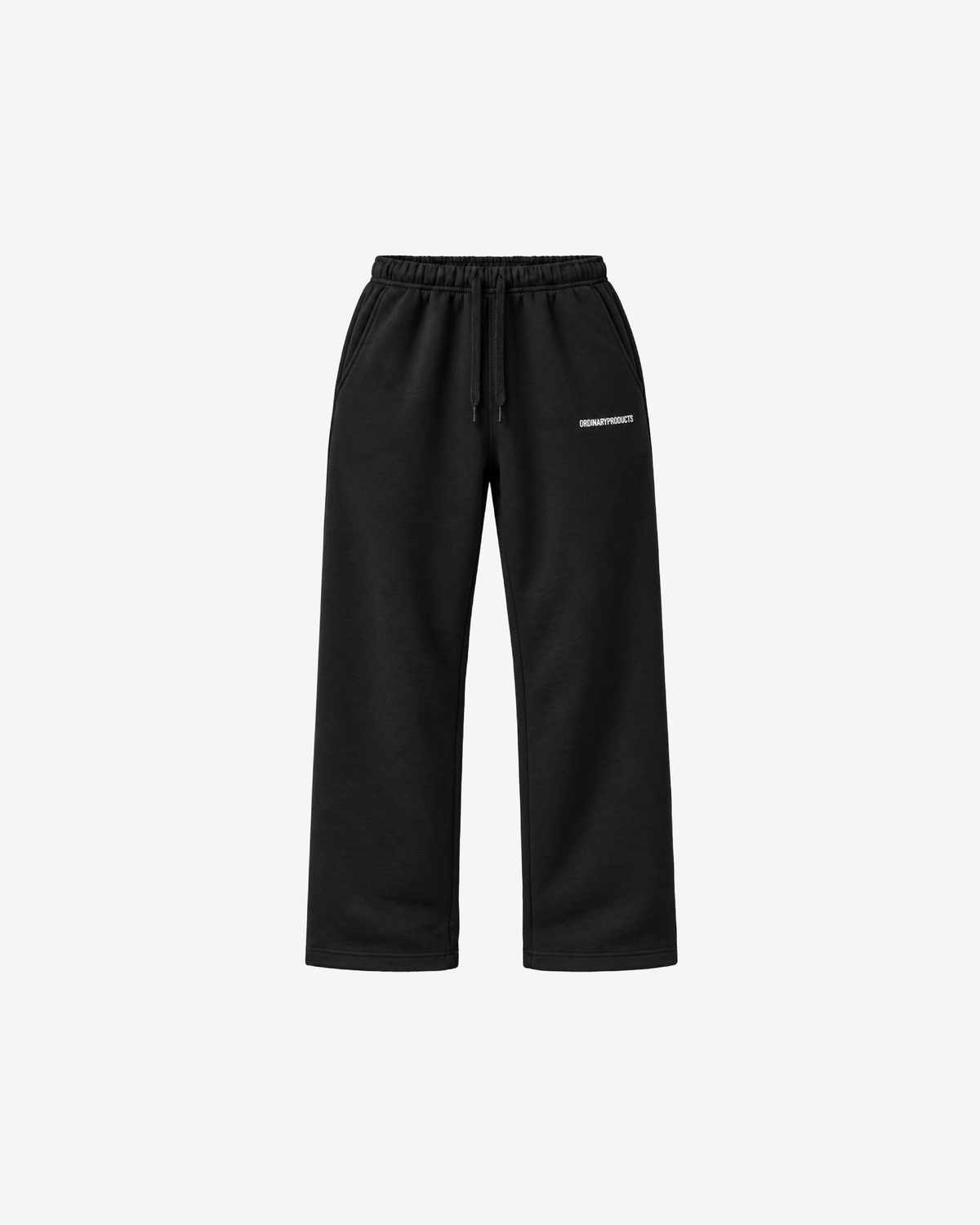 BLACK WOMEN SWEATPANTS WIDE LEG