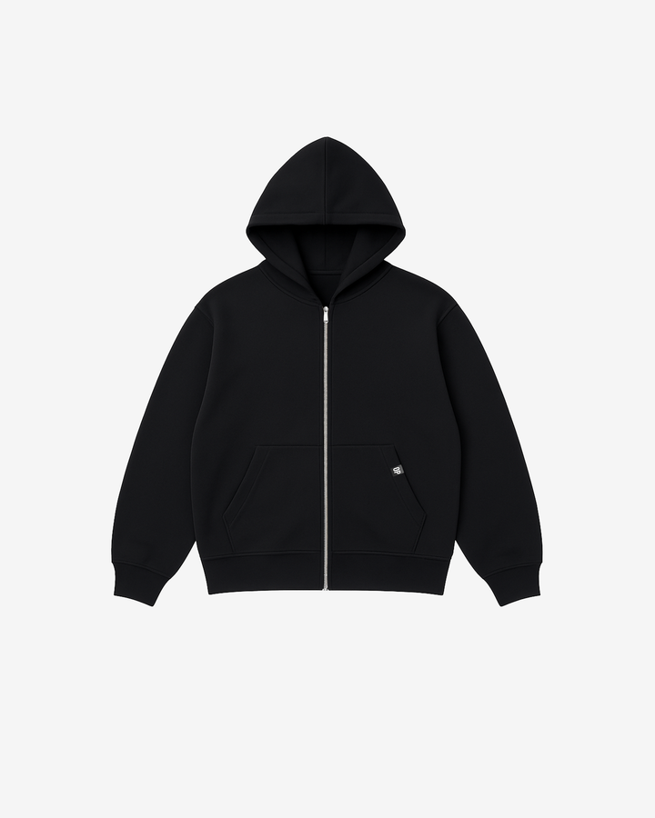 BLACK FULL ZIP