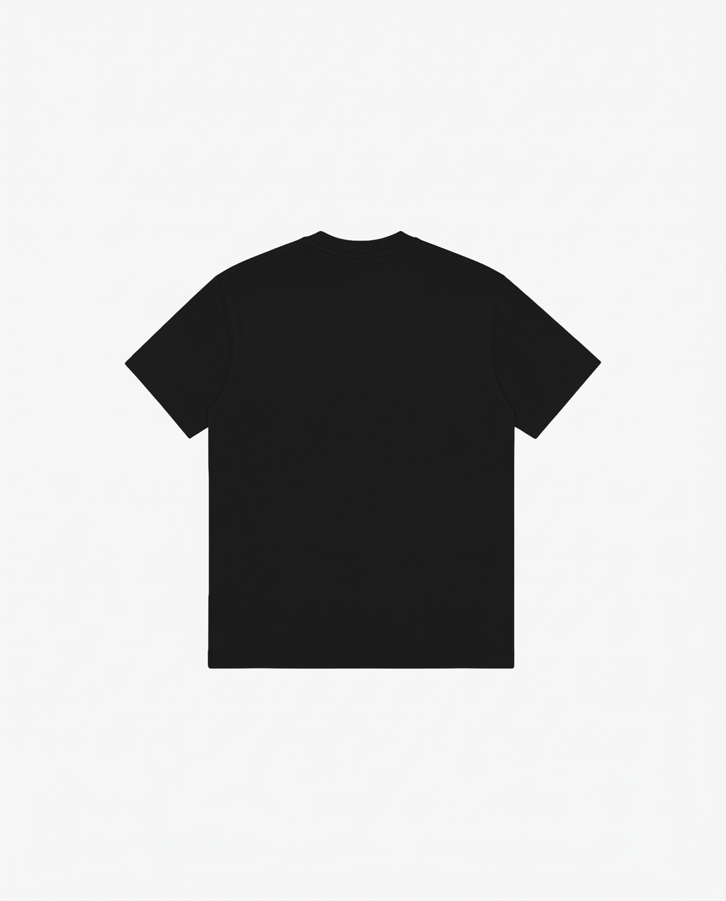 BLACK REGULAR FIT T-SHIRT