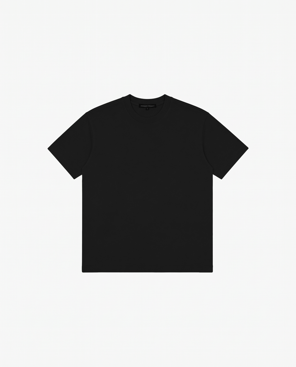 BLACK REGULAR FIT T-SHIRT