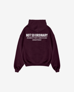 BURGUNDY HOODIE NSO