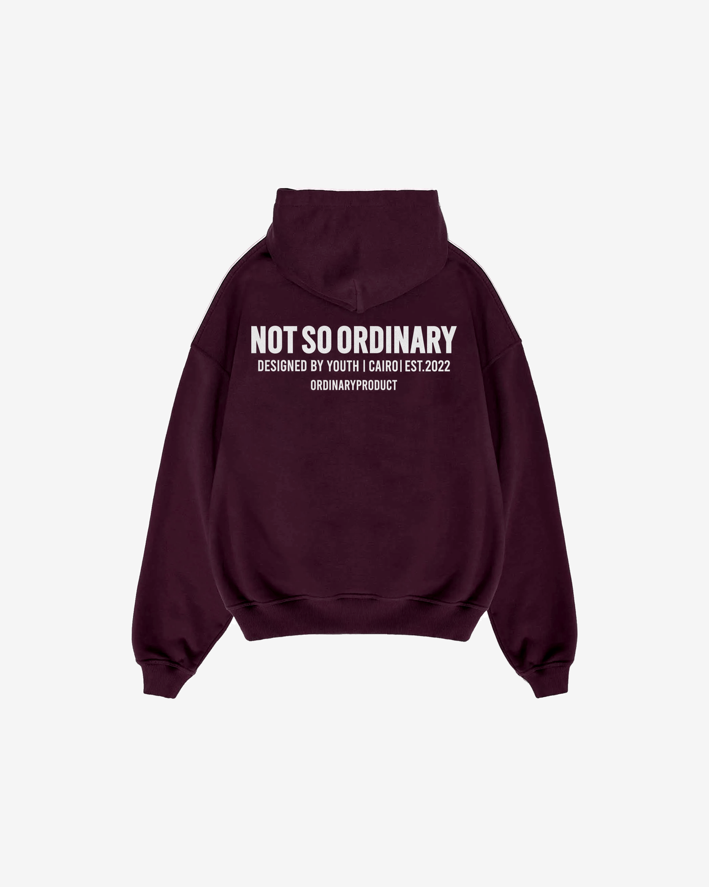 BURGUNDY HOODIE NSO