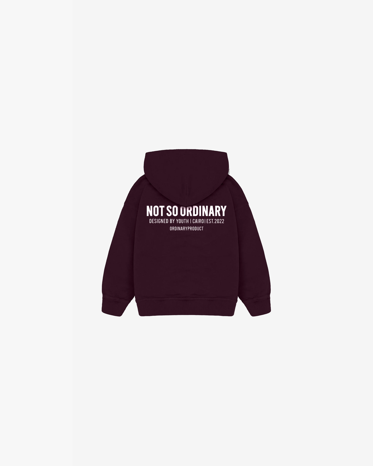BURGUNDY KIDS HOODIE