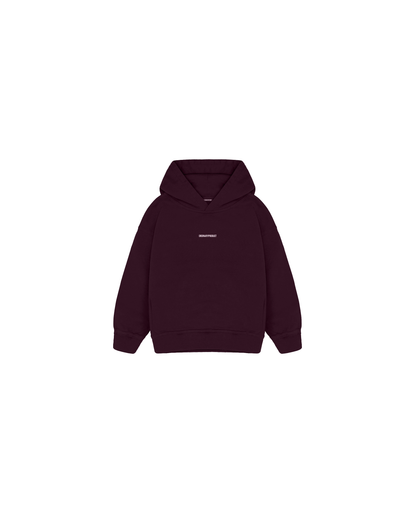 BURGUNDY KIDS HOODIE