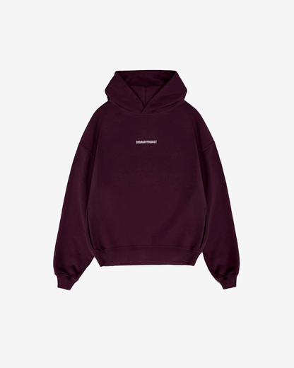 BURGUNDY HOODIE NSO
