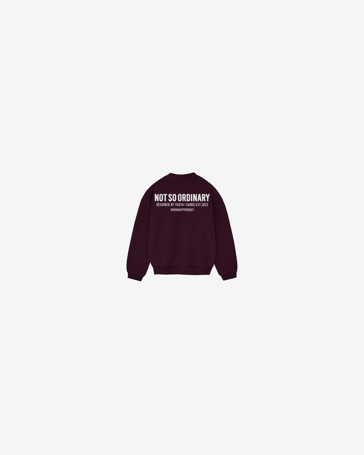BURGUNDY KIDS CREWNECK