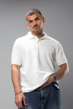 WHITE CASUAL COLLAR