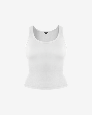 WHITE TANK TOP