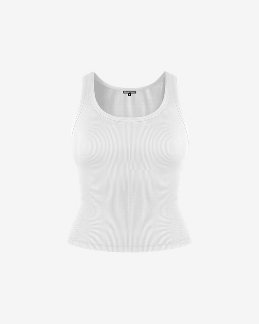 WHITE TANK TOP