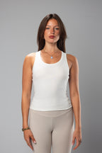WHITE TANK TOP