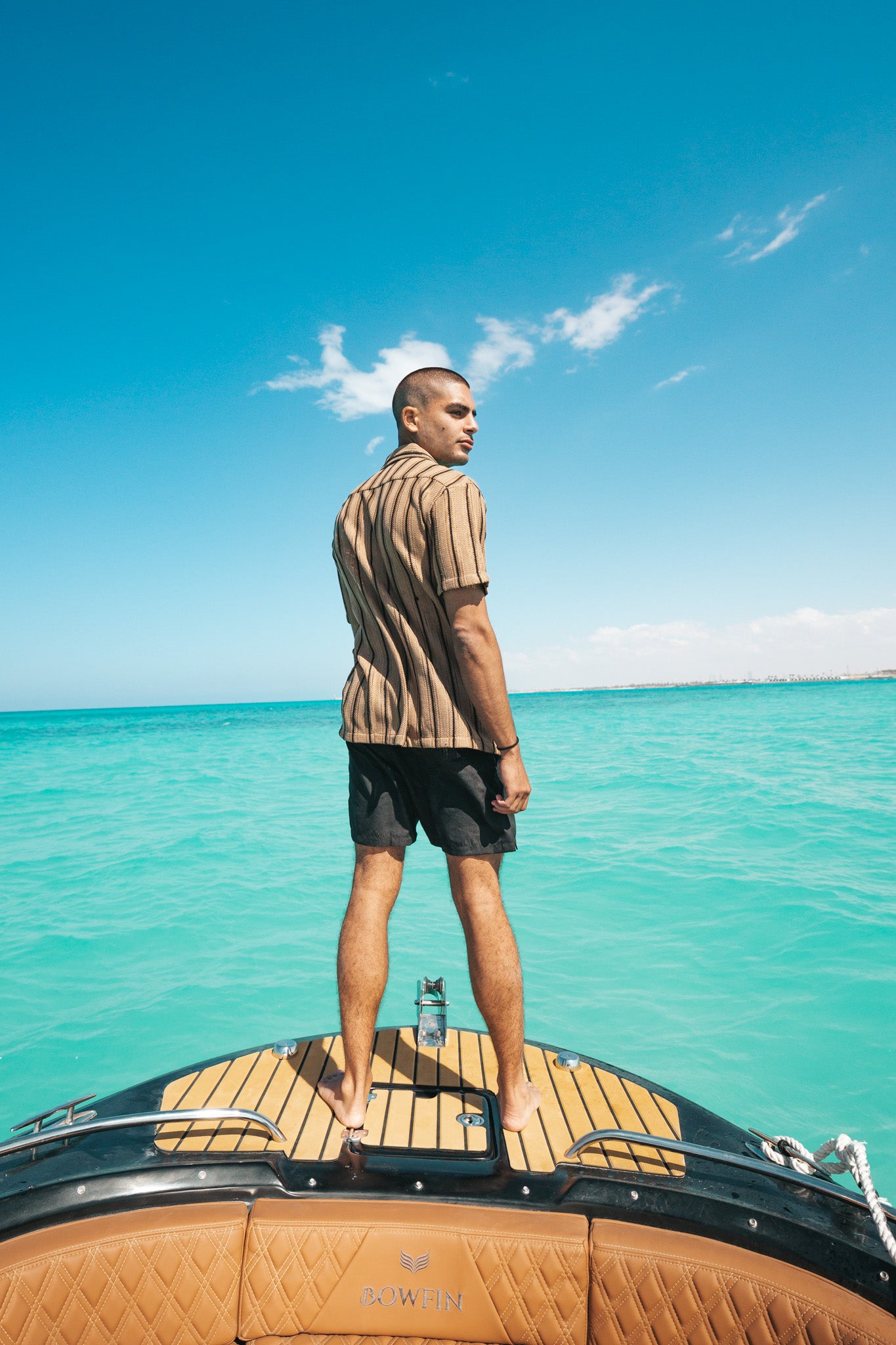 WALNUT X BLACK AIR SHIRT