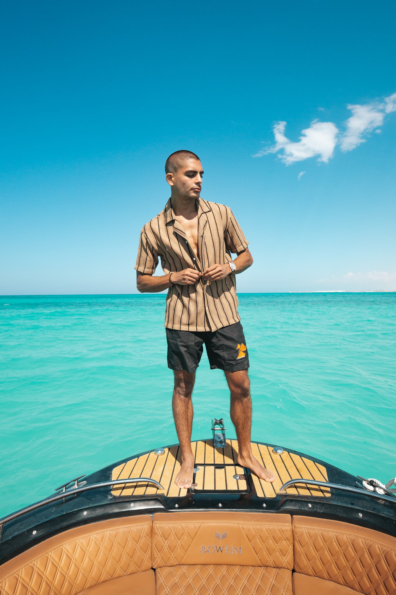 WALNUT X BLACK AIR SHIRT