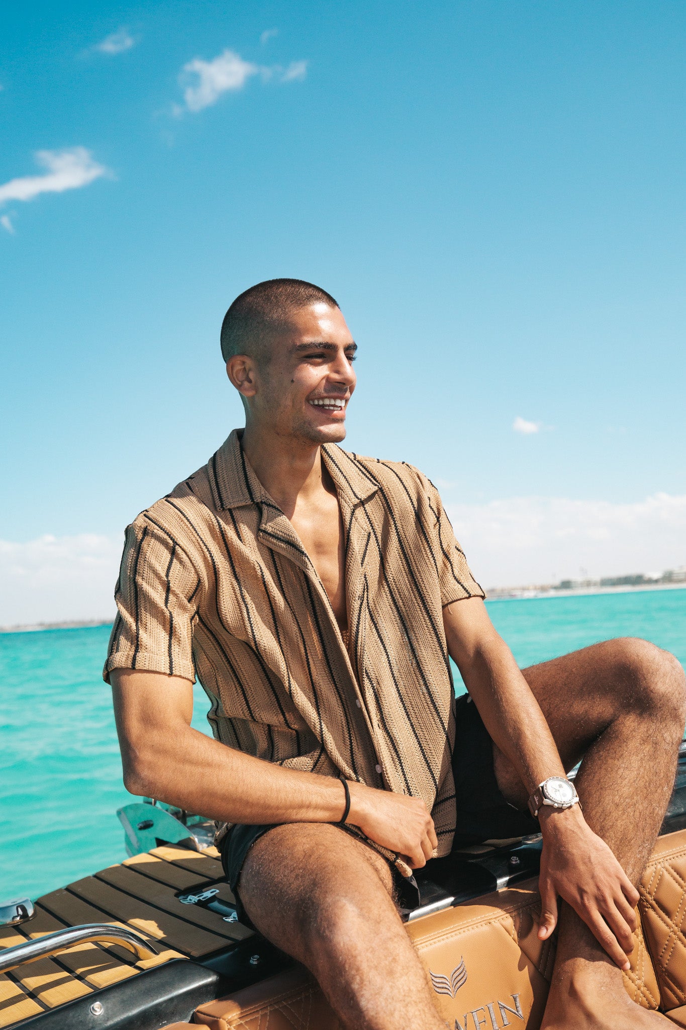 WALNUT X BLACK AIR SHIRT