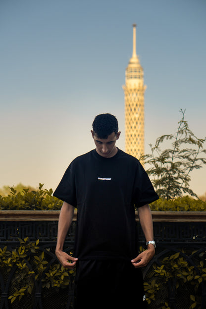 BLACK T-SHIRT CAIRO TOWER