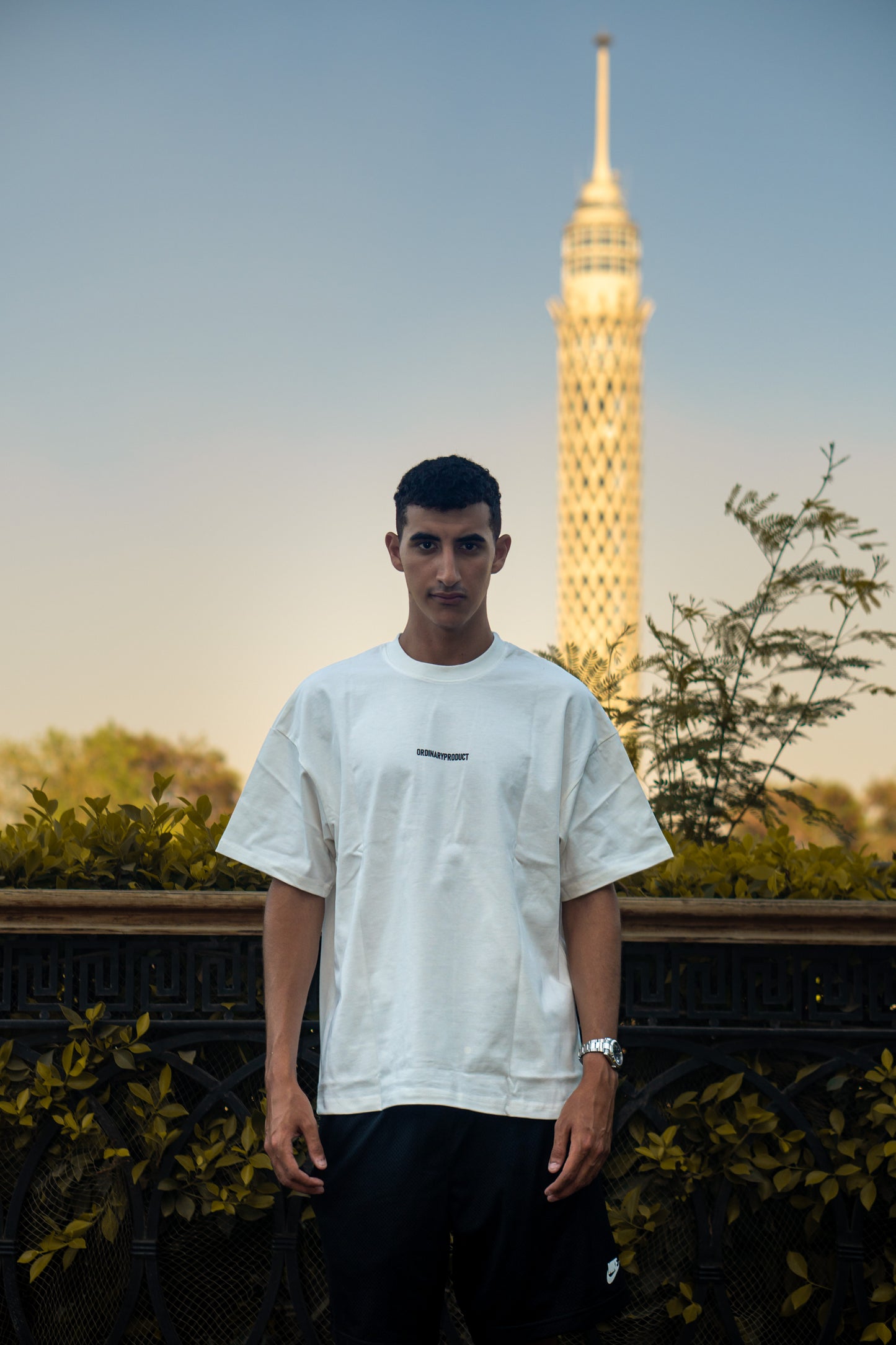 WHITE T-SHIRT CAIRO TOWER