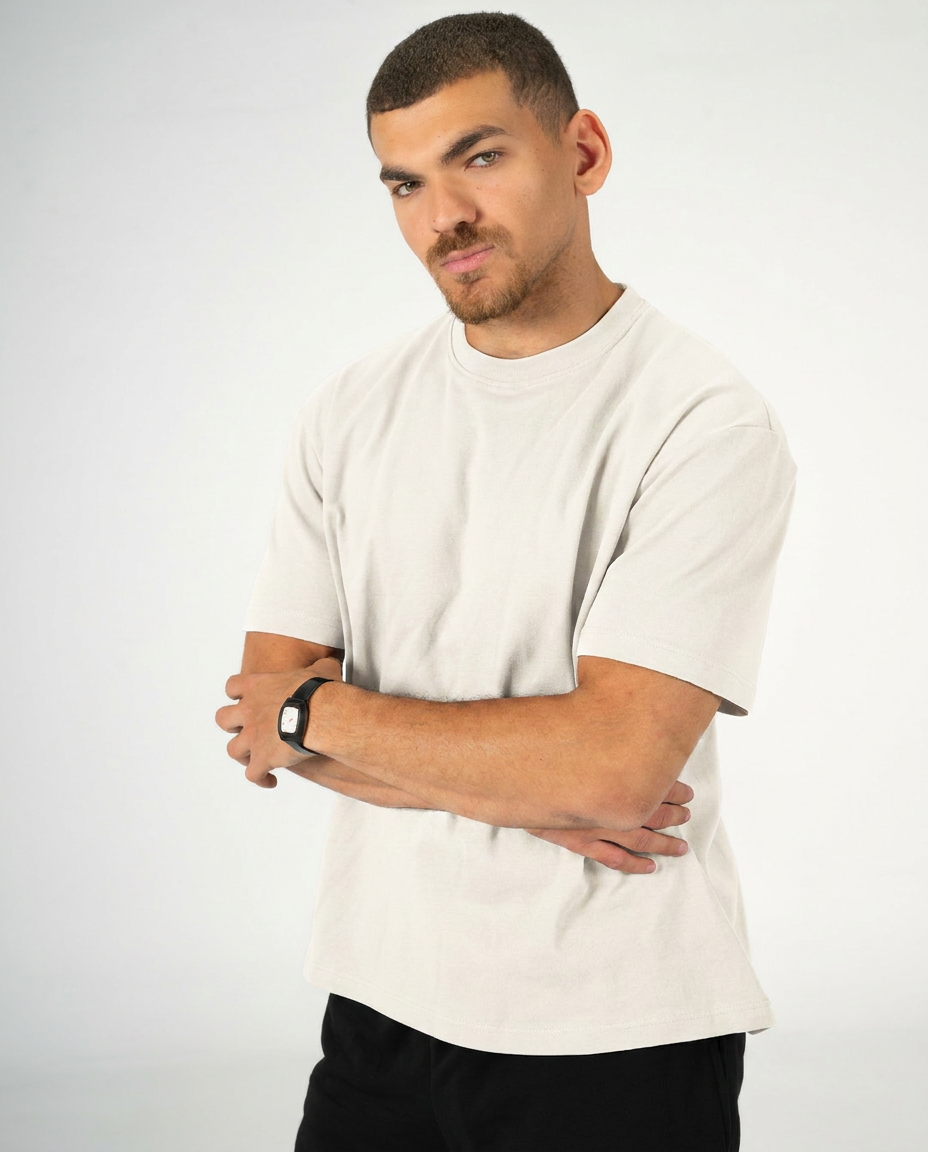 WHITE REGULAR FIT T-SHIRT
