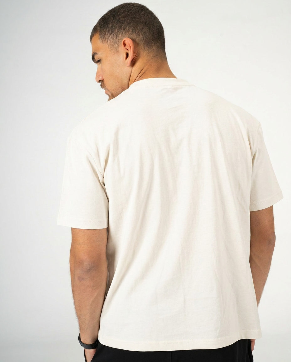 WHITE REGULAR FIT T-SHIRT