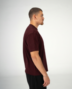 BURGUNDY REGULAR FIT T-SHIRT