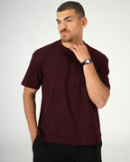 BURGUNDY REGULAR FIT T-SHIRT