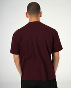 BURGUNDY REGULAR FIT T-SHIRT