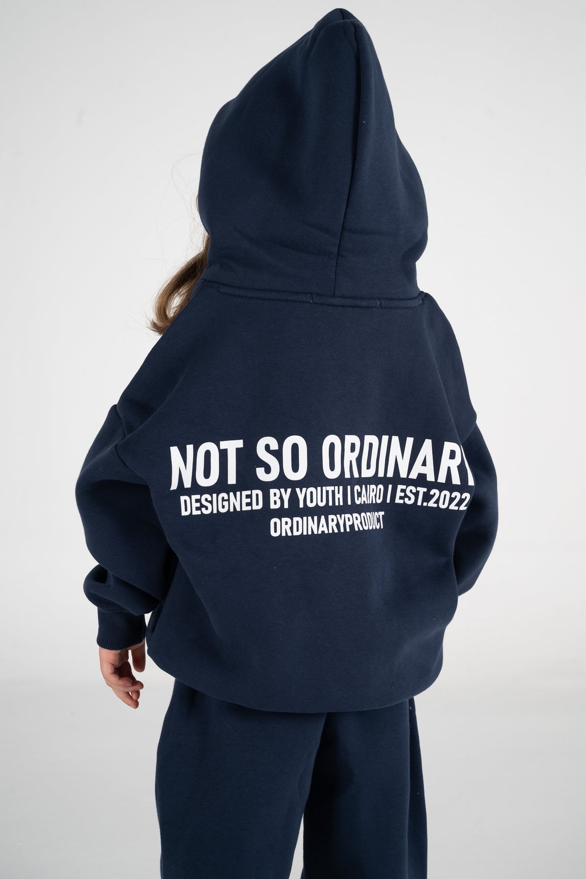 NAVY KIDS HOODIE
