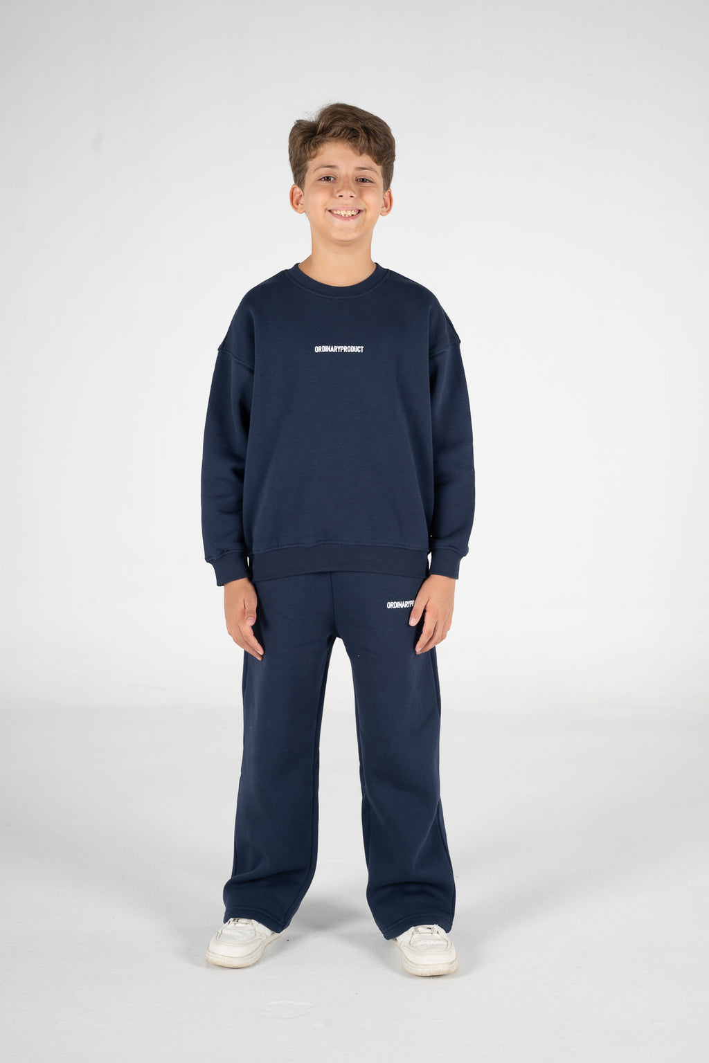 NAVY KIDS CREWNECK