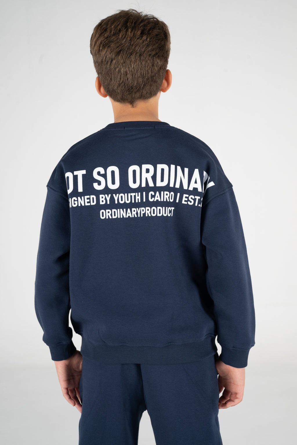 NAVY KIDS CREWNECK