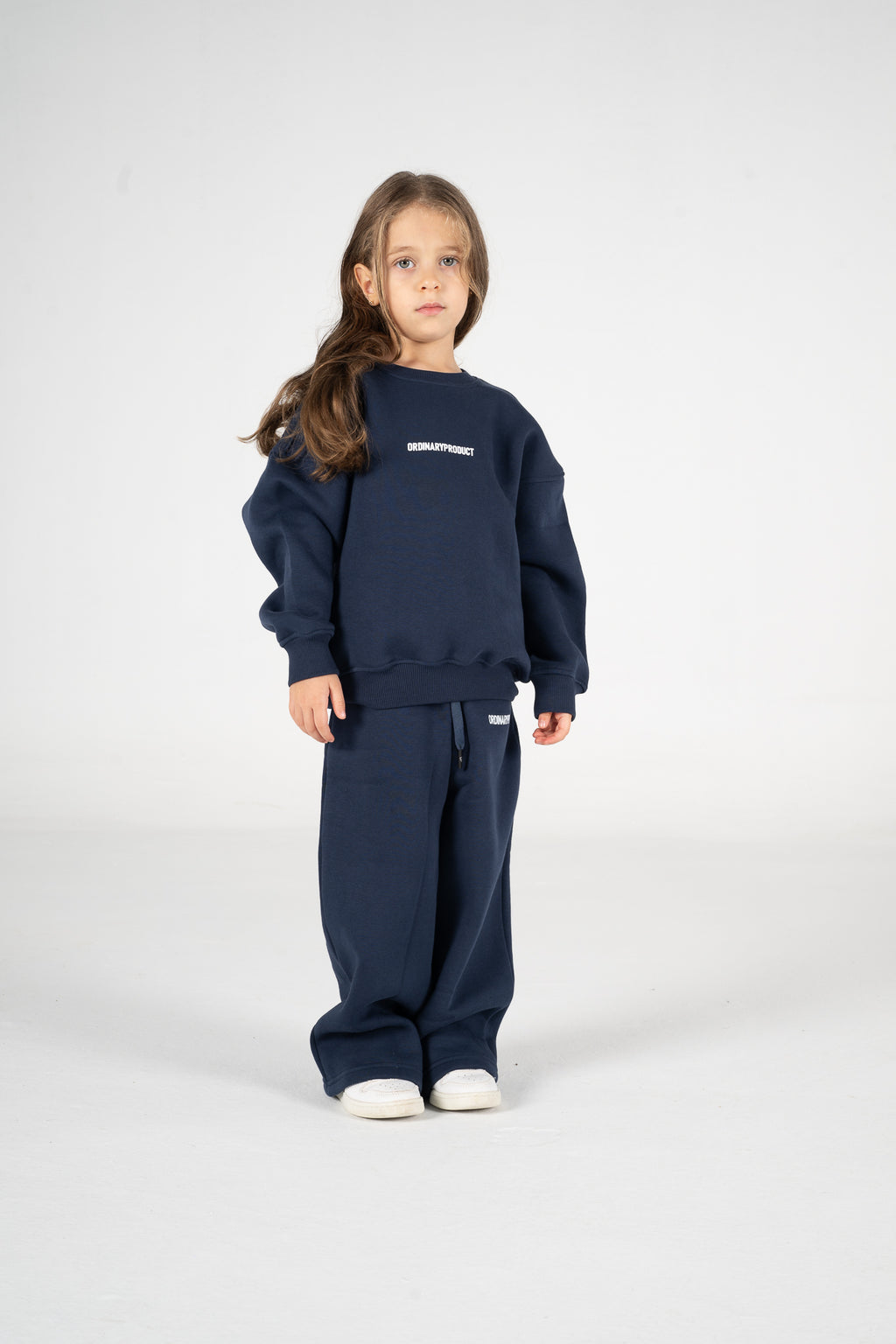 NAVY KIDS CREWNECK