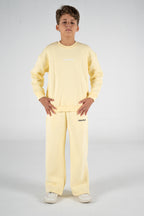 BUTTER YELLOW KIDS CREWNECK