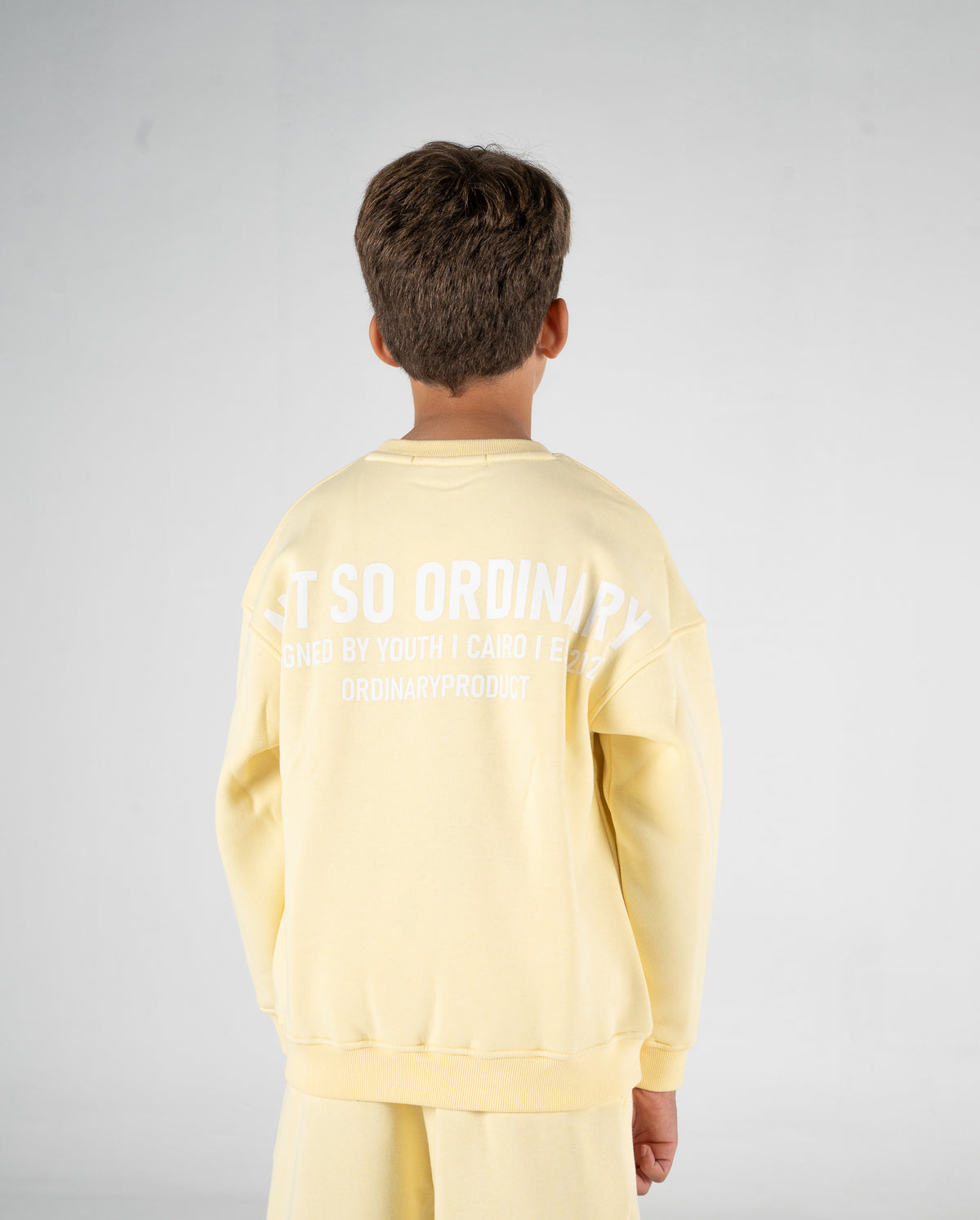 BUTTER YELLOW KIDS CREWNECK