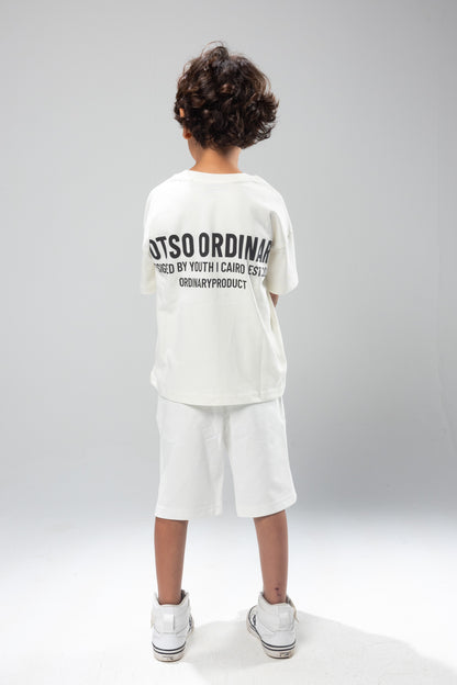 WHITE KIDS SHORT