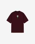 BURGUNDY T-SHIRT GOLF CLUB