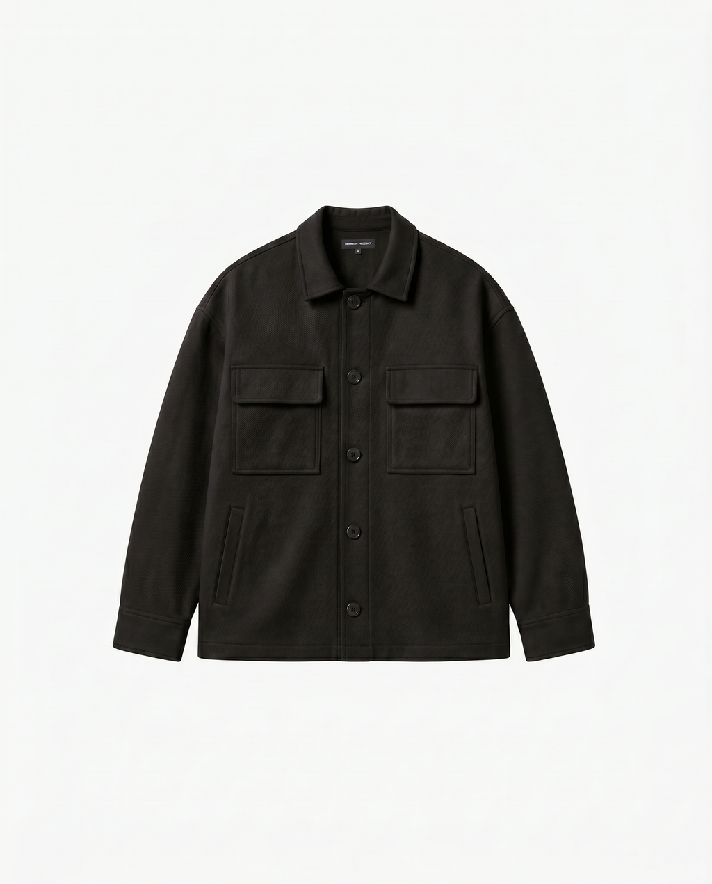 BLACK TIMELESS OVERSHIRT