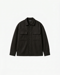 BLACK TIMELESS OVERSHIRT