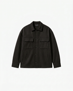 BLACK TIMELESS OVERSHIRT