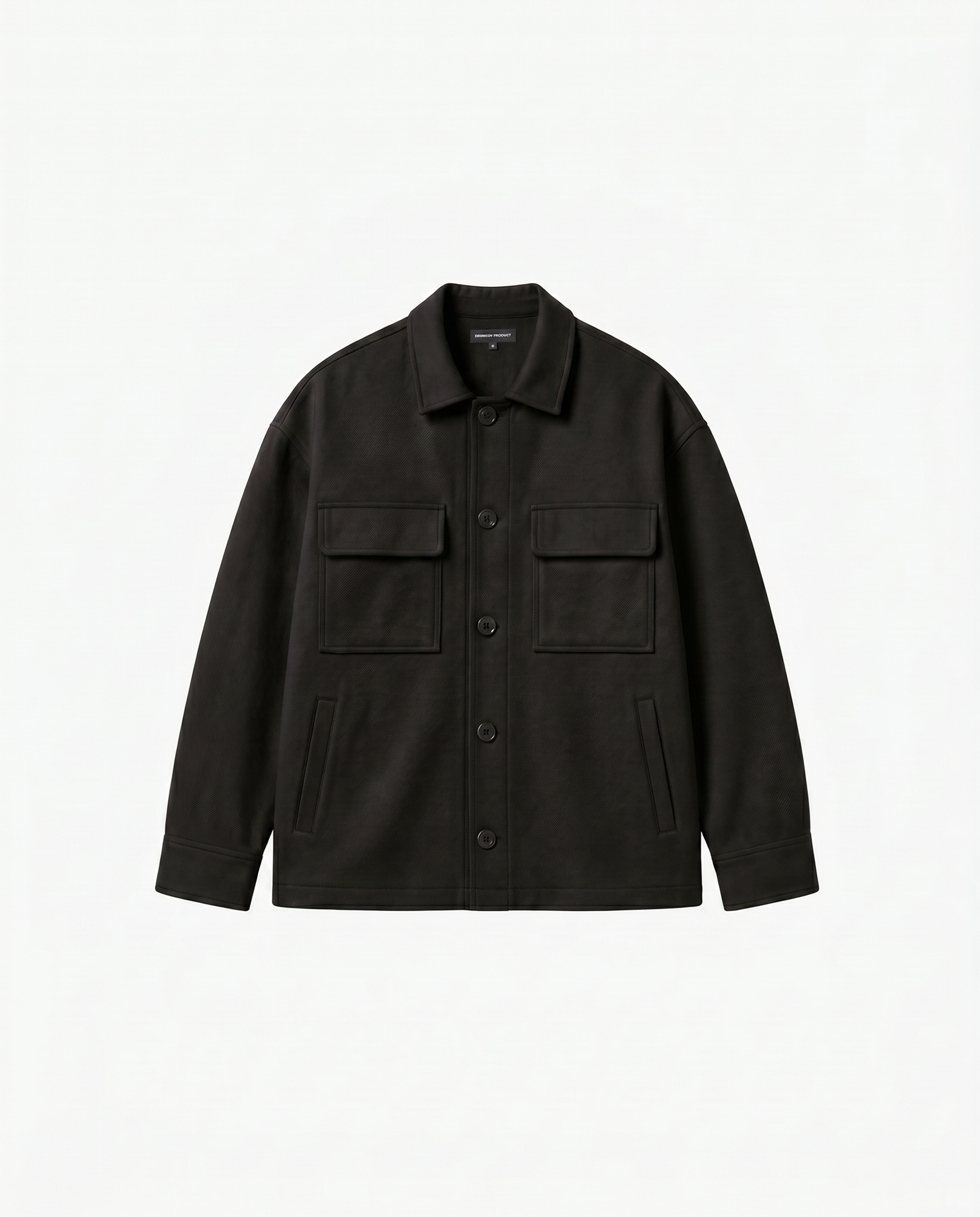BLACK TIMELESS OVERSHIRT