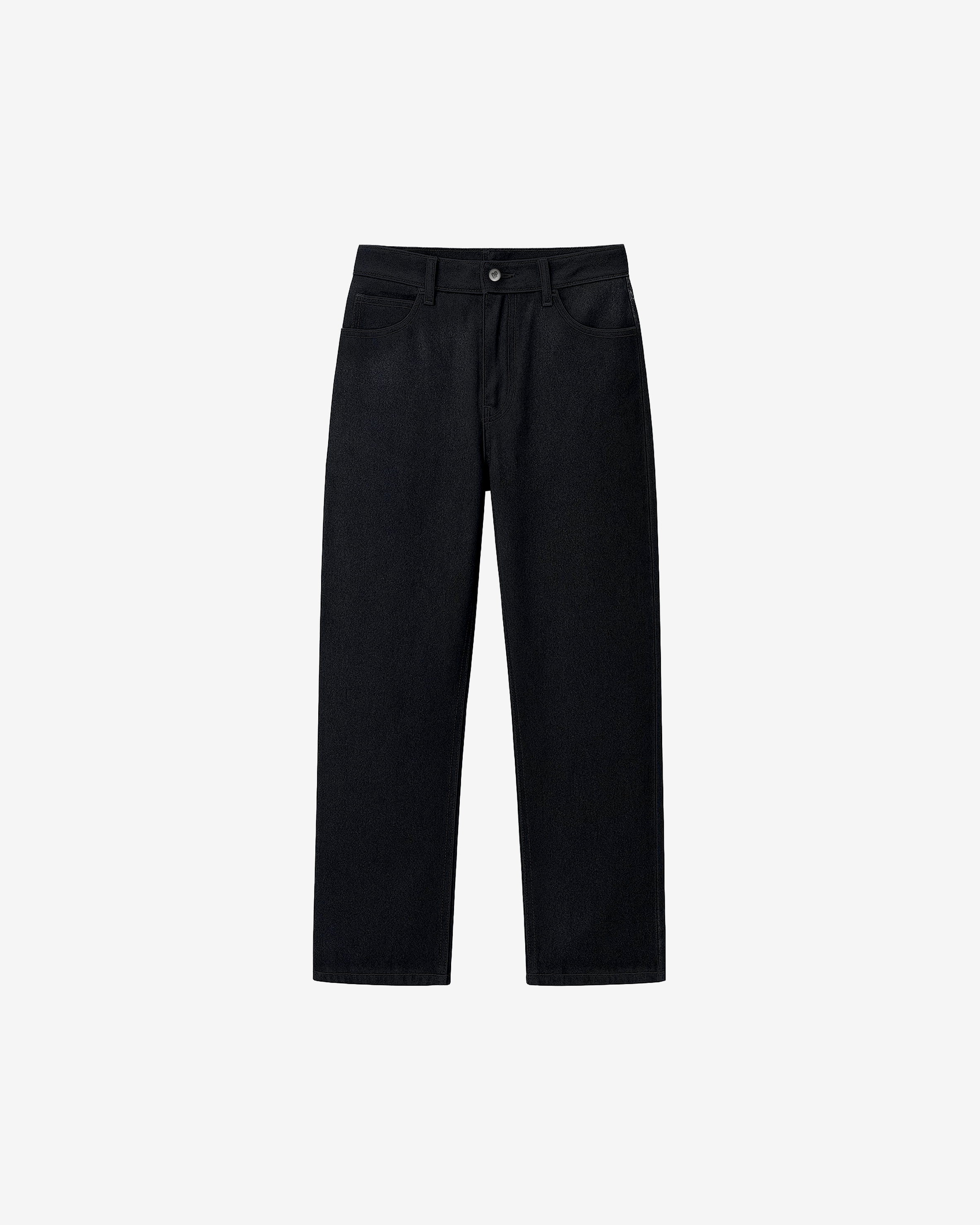 BLACK STRAIGHT FIT JEANS