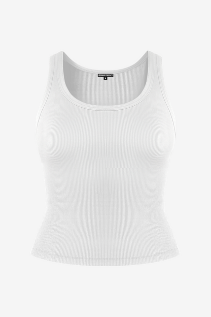 WHITE TANK TOP