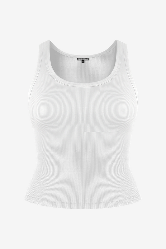 WHITE TANK TOP