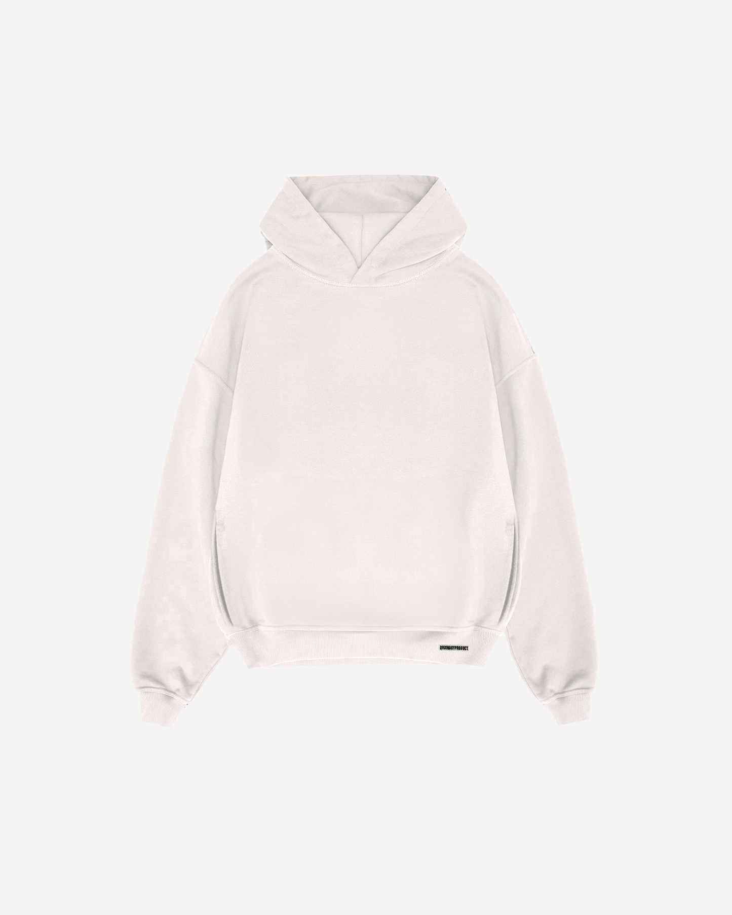 WHITE NOT SO BASIC HOODIE