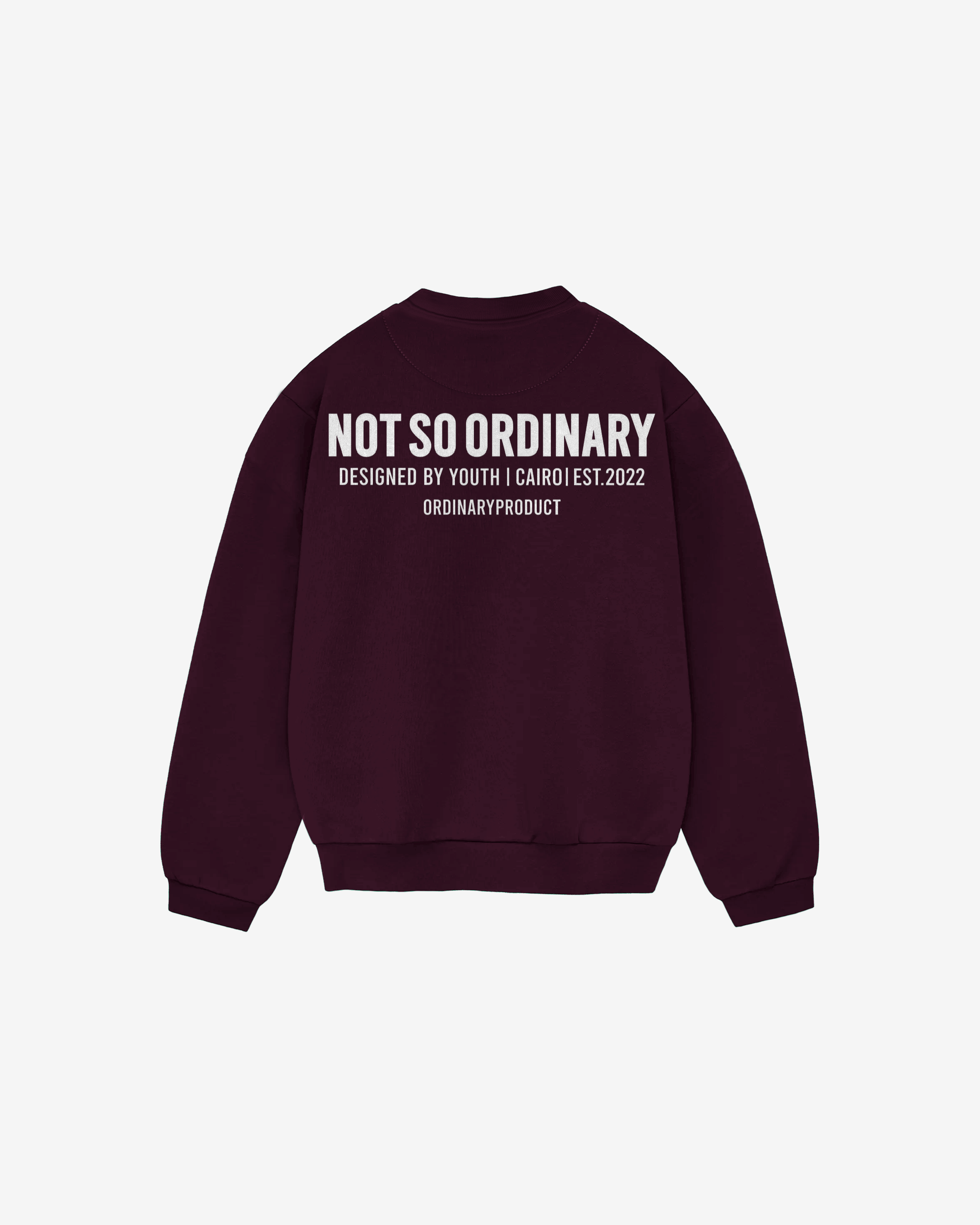 BURGUNDY CREWNECK NSO