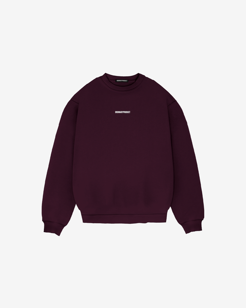 BURGUNDY CREWNECK NSO