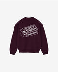 BURGUNDY PERFECT MATCH CREWNECK